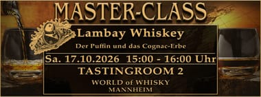 Lambay Whiskey Masterclass - Der Puffin und das Cognac-Erbe