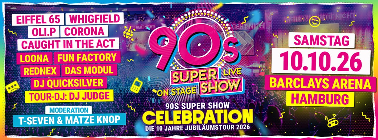 90s Super Show Hamburg 2026