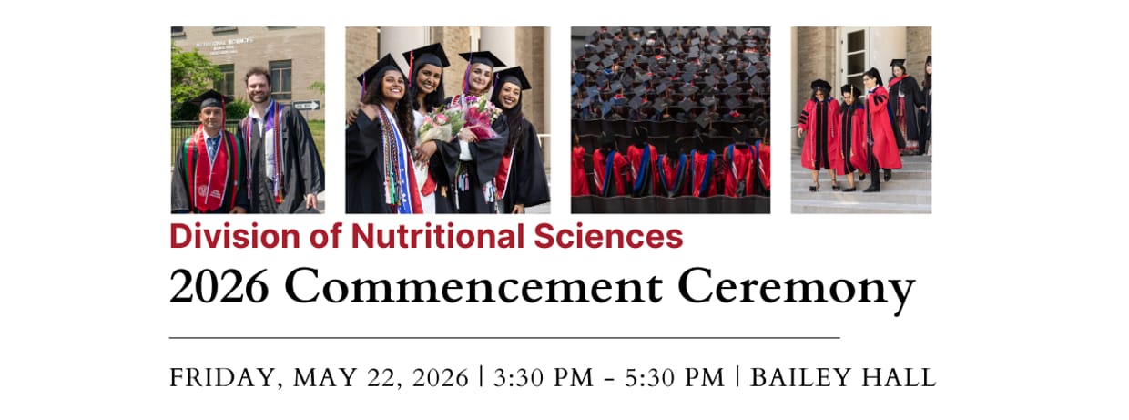 Division of Nutritional Sciences Commencement Ceremony