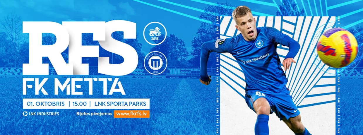 Optibet virslīga: RFS - FK Metta