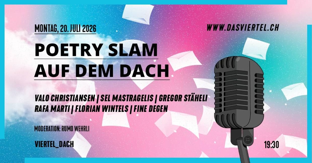 Poetry Slam auf dem Viertel Dach Kopie