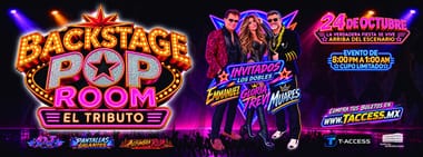 BACKSTAGE POP ROOM: EL TRIBUTO EN PUEBLA 24/10/2026
