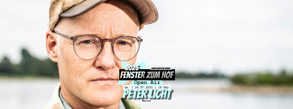 Peter Licht x Fenster zum Hof-Open Air 2025