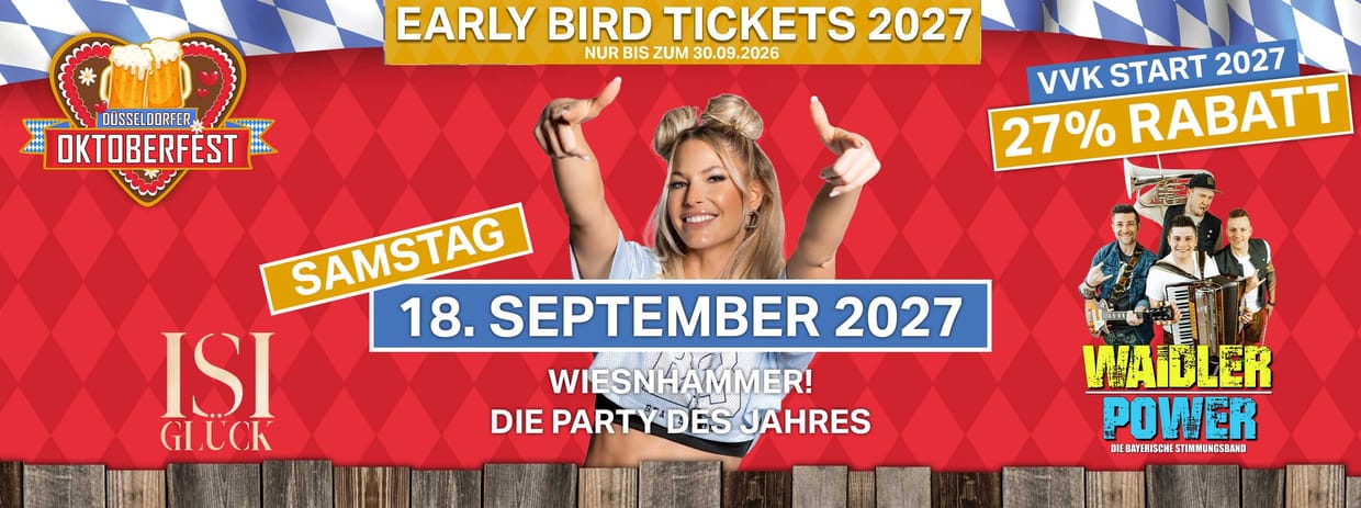 Sa, 18.09.27 - WIESNHAMMER mit ISI GLÜCK