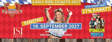 Sa, 18.09.27 - WIESNHAMMER mit ISI GLÜCK