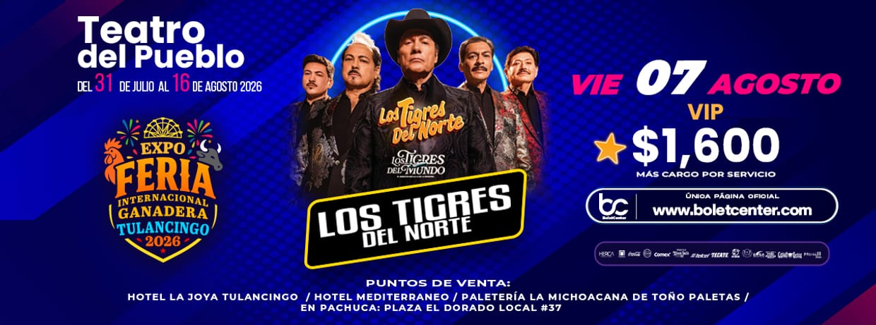 LOS TIGRES DEL NORTE 07/08/2026