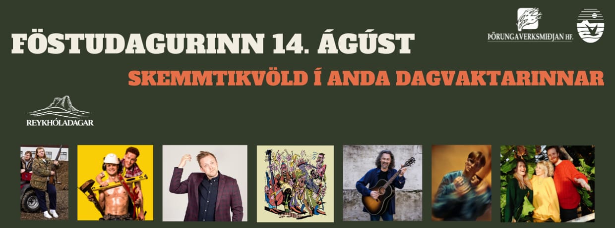 Skemmtikvöld í anda Dagvaktarinnar á Reykhólum