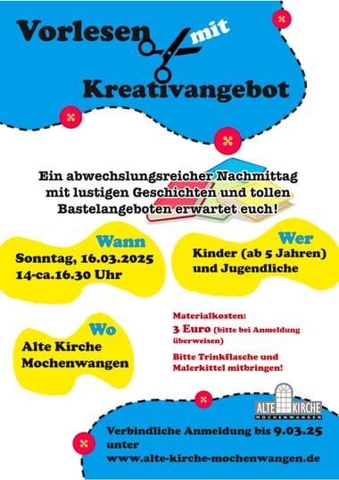 Vorlesen mit Kreativangebot