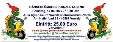 Gänseblümchen-Jubiläumskonzert
