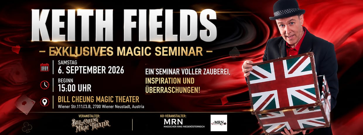 Keith Fields – Exklusives Magic Seminar