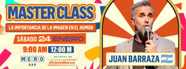 MASTERCLASS: LA IMPORTANCIA DE LA IMAGEN EN EL HUMOR CON JUAN BARRAZA