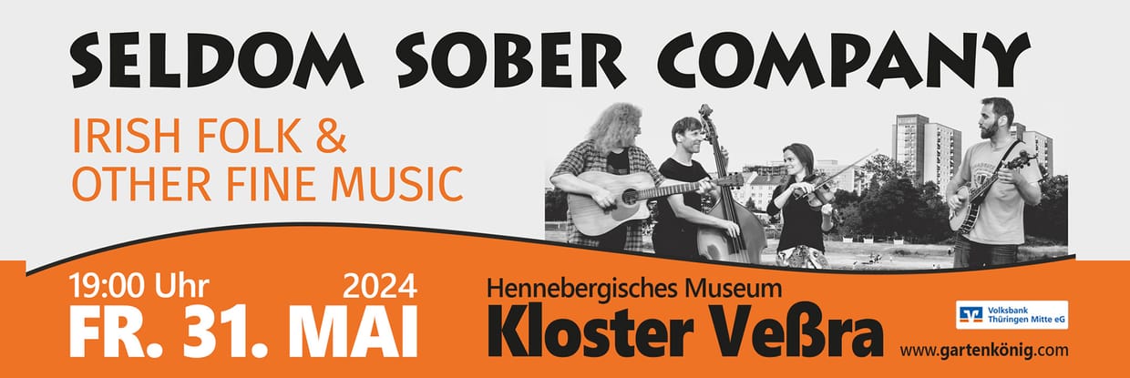 "Seldom Sober Company" Abendkonzert Kloster Veßra