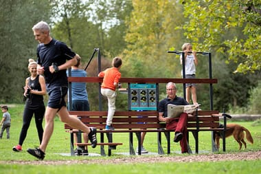 Start to bootcamp aan de beweegbank