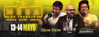 LA MESA DE TRABAJO EN VIVO EN MERO BAR