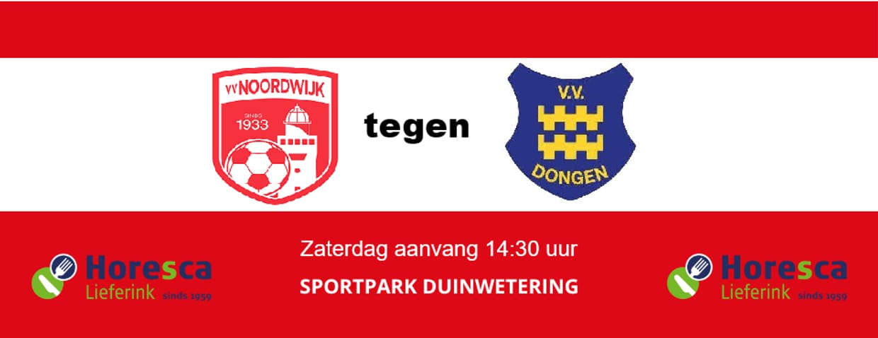 vv Noordwijk - vv Dongen
