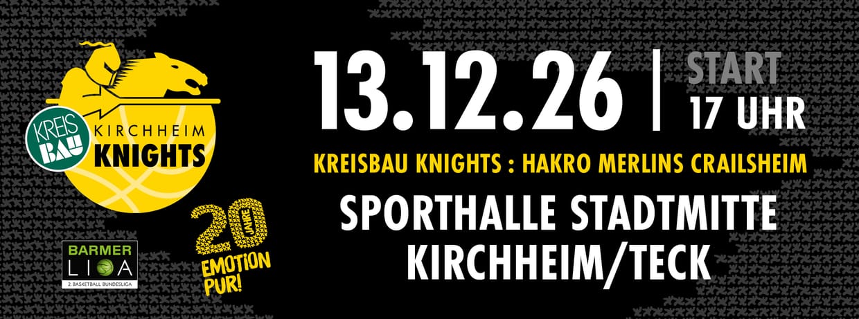 Kreisbau Knights vs. HAKRO Merlins Crailsheim