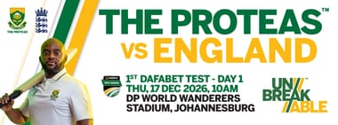 South Africa vs England - Day 1