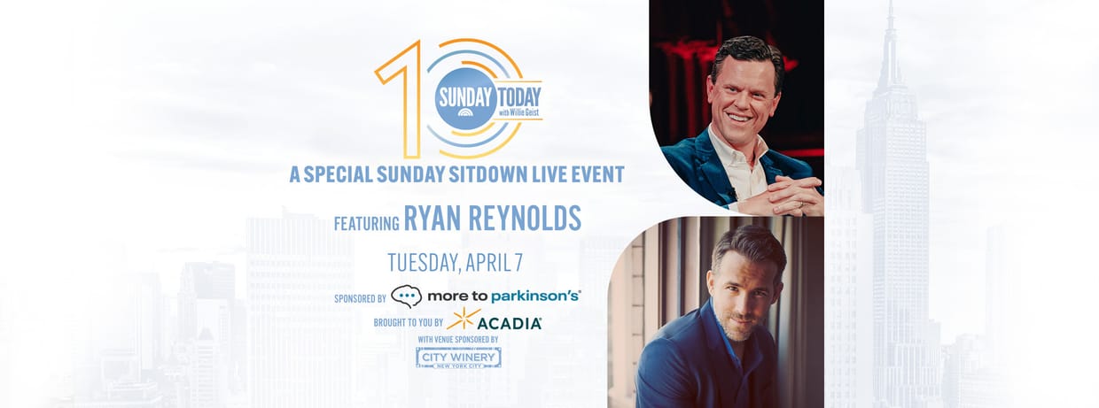 Sunday Sitdown Live with Willie Geist and Ryan Reynolds