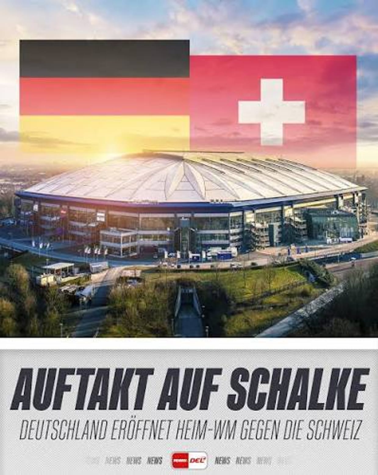 Stellplatz Zeche Ewald - Eishockey WM Eröffnungsspiel