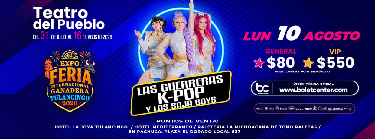 GUERRERAS K-POP 10/08/2026
