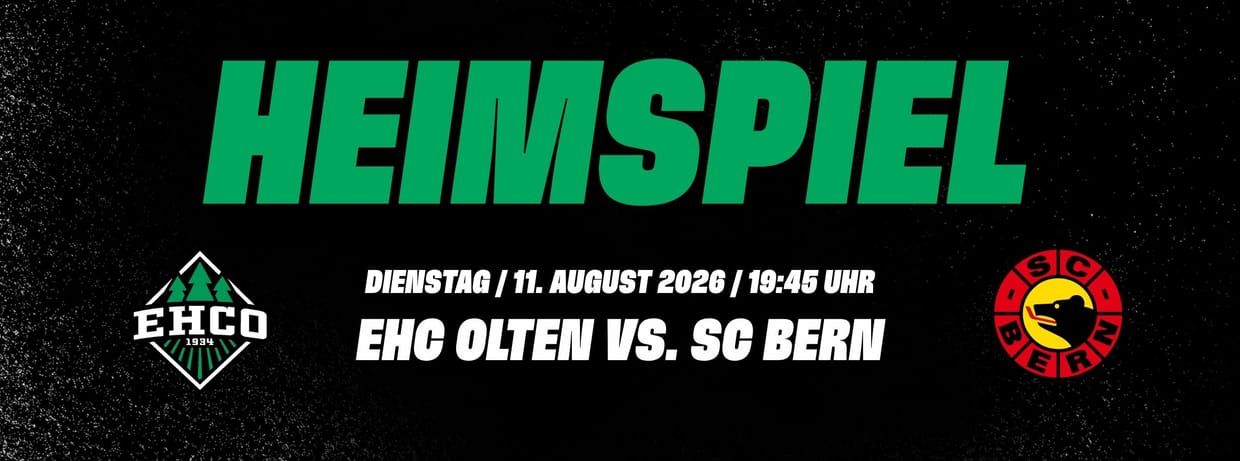 Testspiel: EHC Olten - SC Bern