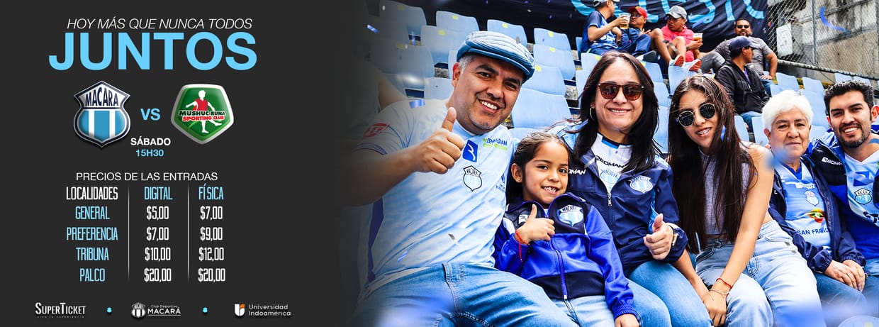 HINCHADA LOCAL CD MACARÁ vs MUSHUC RUNA