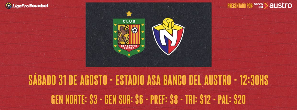 HINCHADA DEPORTIVO CUENCA vs EL NACIONAL