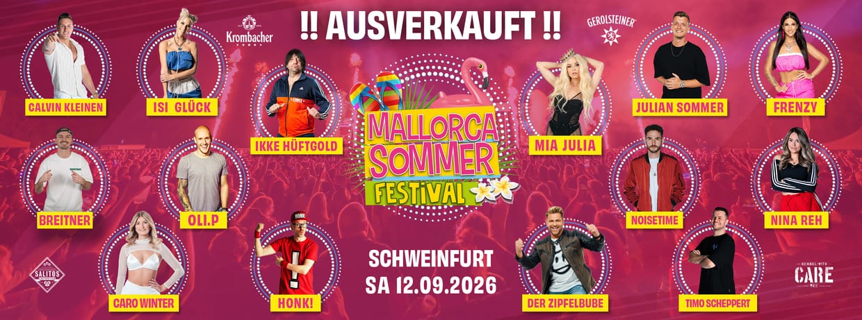 Mallorca Sommer Festival Schweinfurt 2026