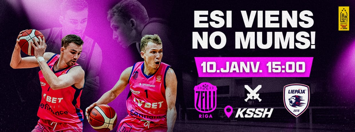 Esi viens no mums: “Rīgas Zeļļi” vs “BK Liepāja”