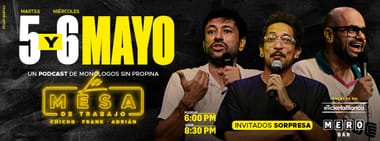 LA MESA DE TRABAJO EN VIVO EN MERO BAR