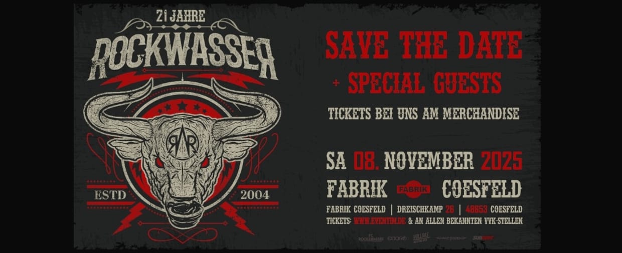 21 JAHRE ROCKWASSER