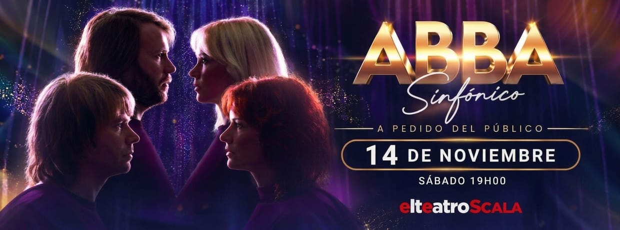 ABBA SINFÓNICO SÁBADO 14 DE NOVIEMBRE 19:00