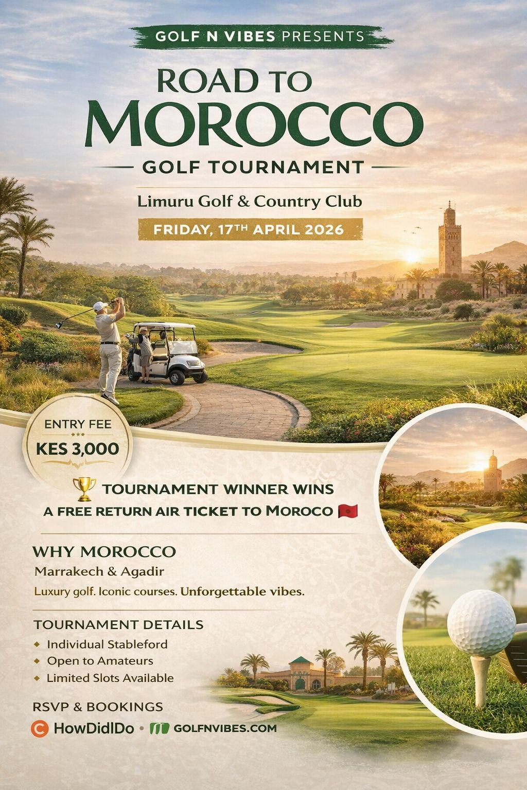 ROAD TO MOROCCO GOLF TOURNAMENT