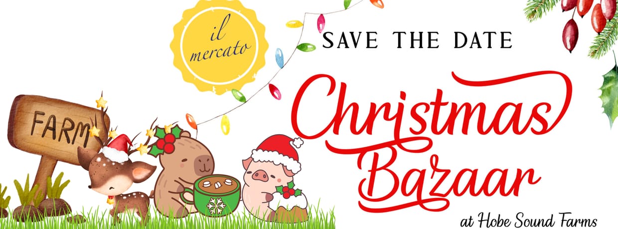 iL Mercato • CHRISTMAS BAZAAR at Hobe Sound Farms