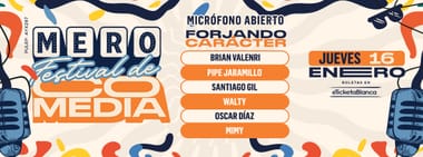 FORJANDO EL CARACTER: MERO FESTIVAL DE COMEDIA 2025