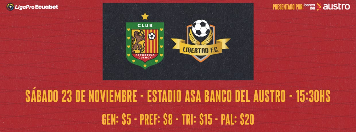 HINCHADA DEPORTIVO CUENCA vs LIBERTAD