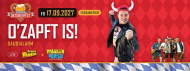 Fr, 17.09.27 - O ZAPFT IS mit LORENZ BÜFFEL