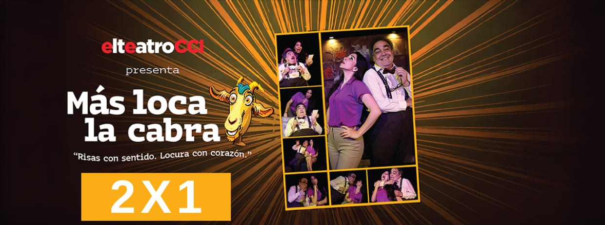 MÁS LOCA LA CABRA DOMINGO 19 DE OCTUBRE 18:00