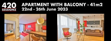 5-Days VYBZ VIP Mary Jane Expo Weekend – Apartment with balcony – 41 m²