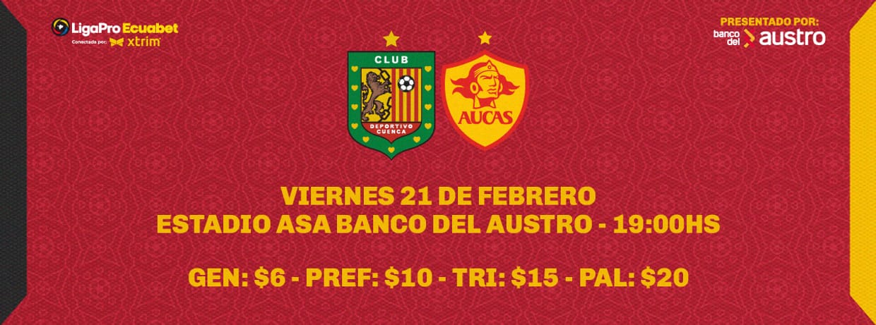 DEPORTIVO CUENCA VS AUCAS