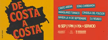 PRIMER ENCUENTRO DE MÚSICAS TRADICIONALES DEL PACÍFICO Y CARIBE COLOMBIANO "DE COSTA A COSTA"