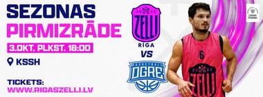 Sezonas PIRMIZRĀDE: Rīgas Zeļļi vs BK “Ogre”