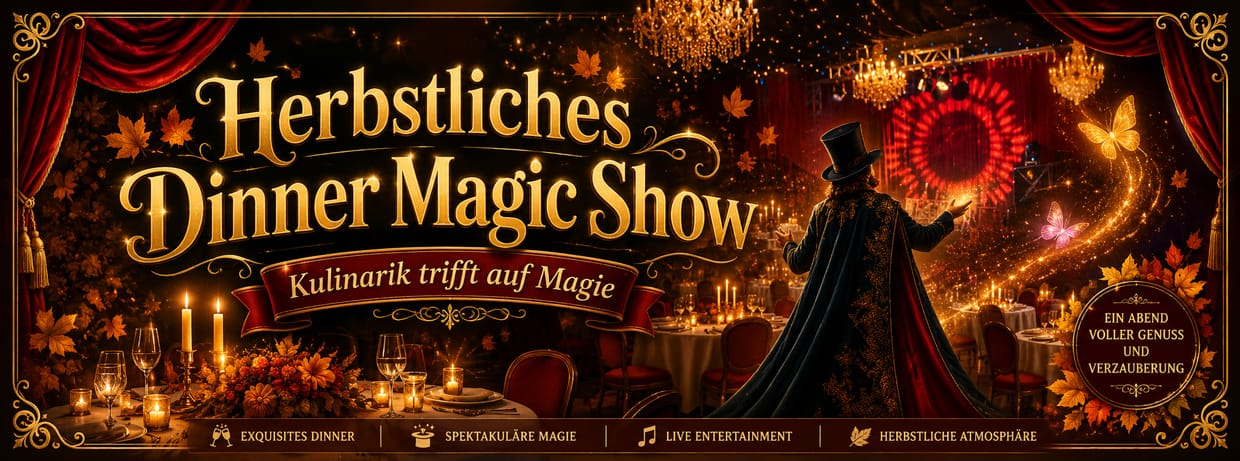 Herbstliches Dinner Magic Show