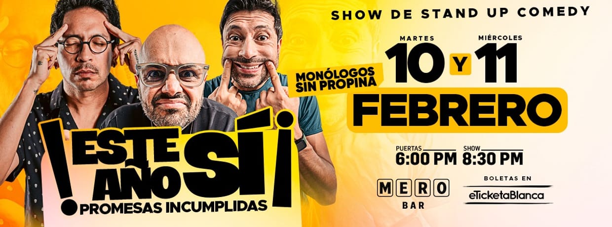 MONÓLOGOS SIN PROPINA: ¡ESTE AÑO SÍ...! - PROMESAS INCUMPLIDAS (EN MERO BAR)