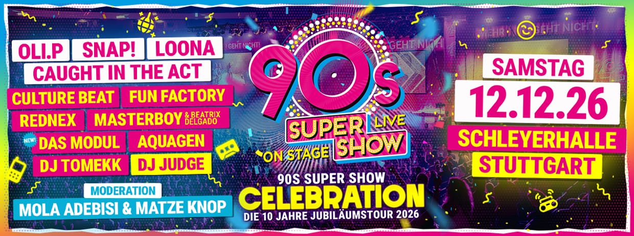 90s Super Show Stuttgart 2026
