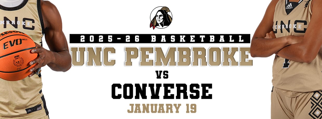 UNCP Braves Basketball Vs Converse