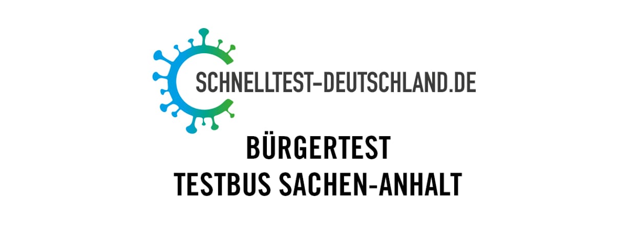 Bürgertest Testbus Sachen-Anhalt I Sportbad Bitterfeld (So, 27.06.2021)