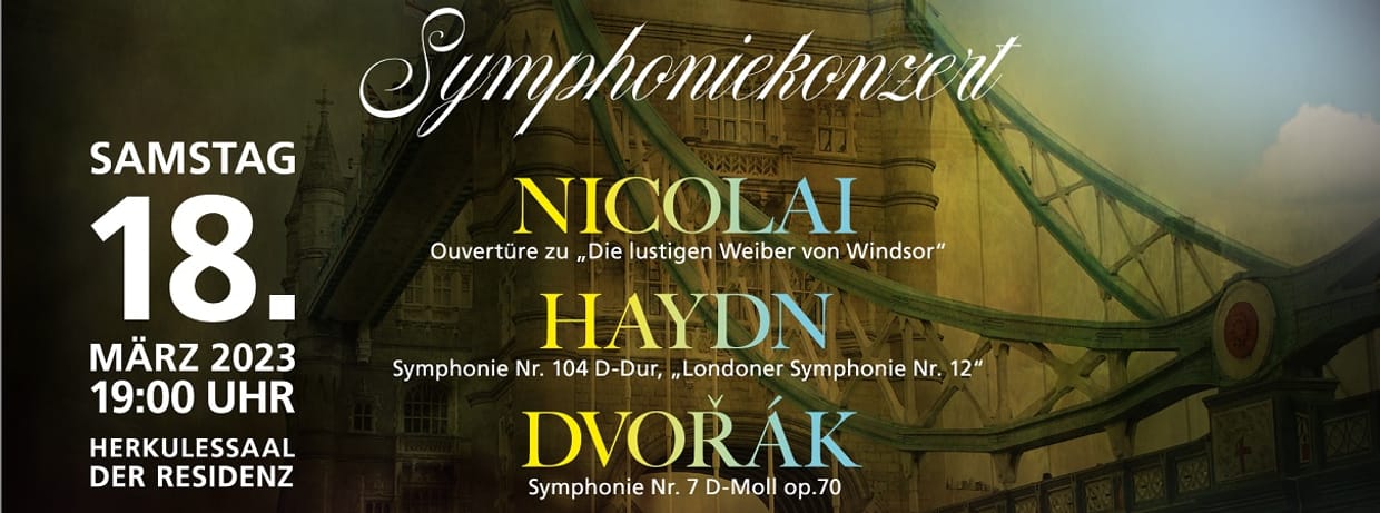 Symphoniekonzert Wilde Gungl - Herkulessaal
