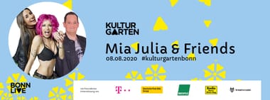Mia Julia, Frenzy, Sabbotage & Schokkverliebt | BonnLive Kulturgarten