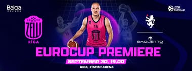 BKT EuroCup: Rīgas Zeļļi vs Baglietto Derthona Tortona